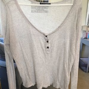 Brandy Melville netted sweater